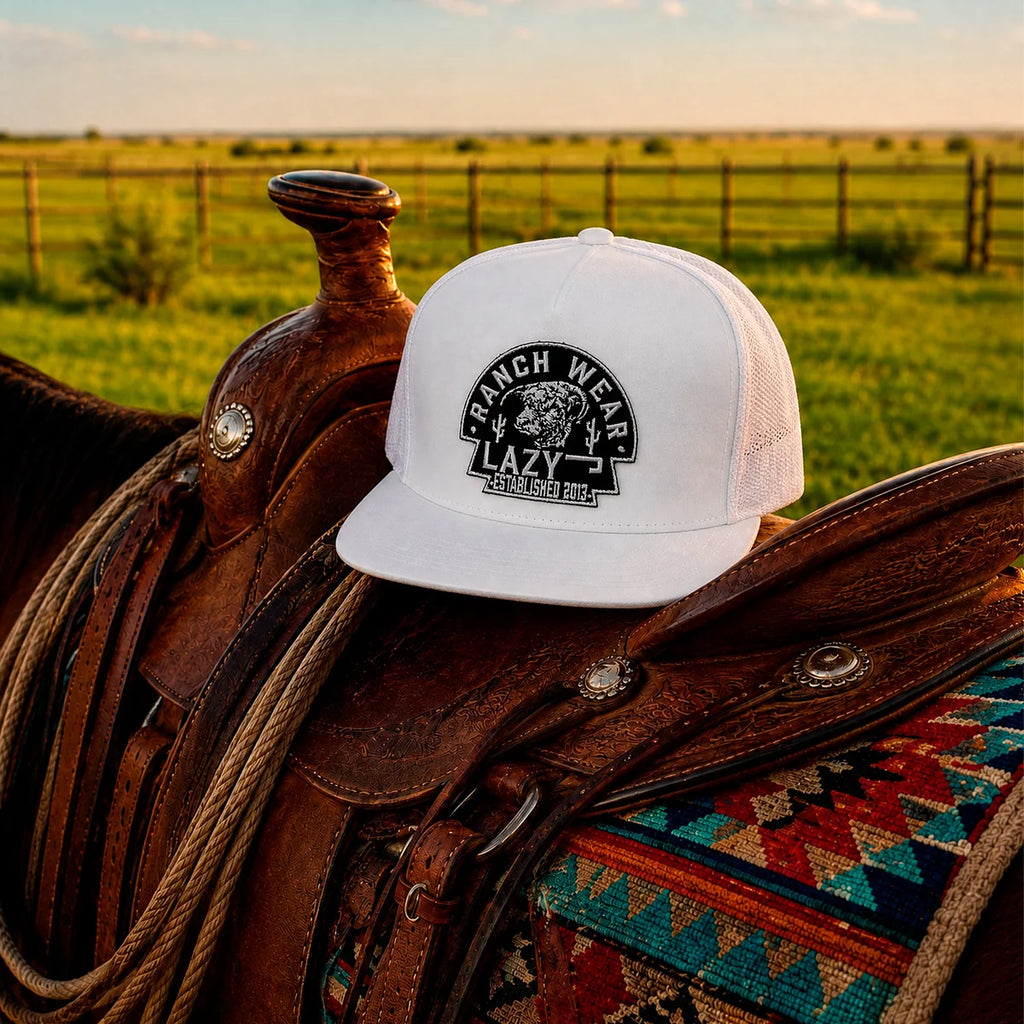 Lazy J Ranch White Black Arrowhead Classic Five