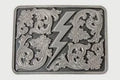 Blazin Roxx Ladies Buckle Rectangle Lightning Bolt