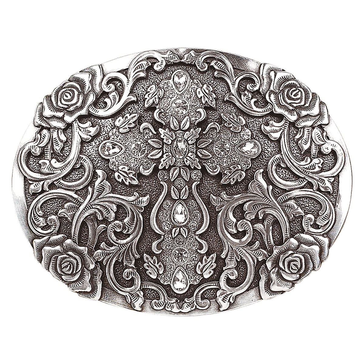 Blazin Roxx Oval Cross Buckle