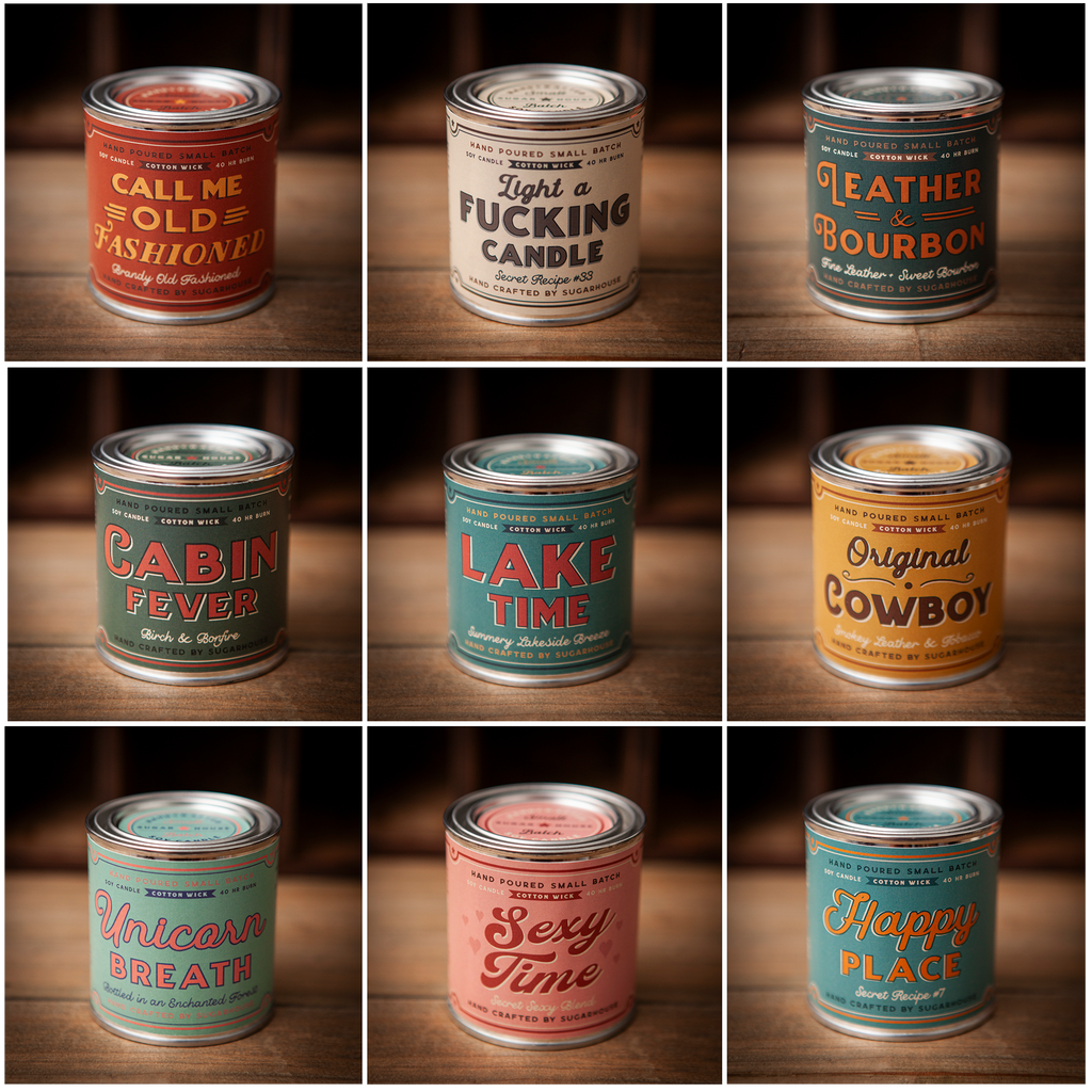 Fall Y'all Soy Paint Can Candle