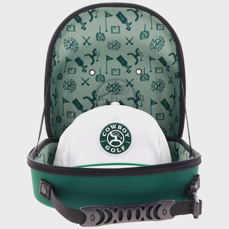 Large Cap Carrier - Green w/Hooey Golf Logo