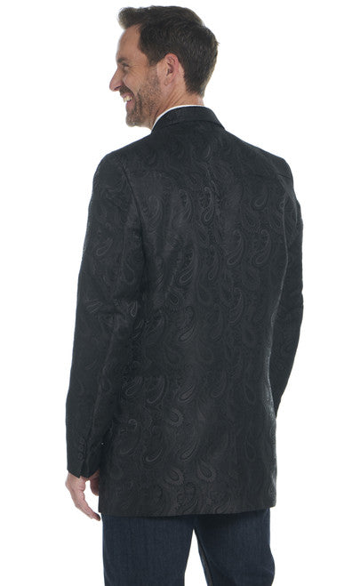 Circle S  Black Paisley Sportcoat
