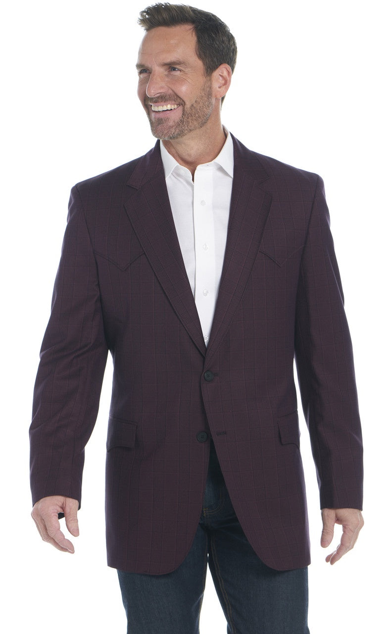 Sport Coat Burgundy Stripe
