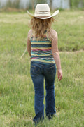 CINCH GIRLS MULTI STRIPED TANK