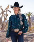 CINCH TEAL POLY GEORGET