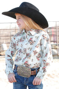 CINCH GIRLS MINT COWBOYSNAP