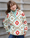 CINCH GIRL FLEECE AZTECH SWEATSHIRT