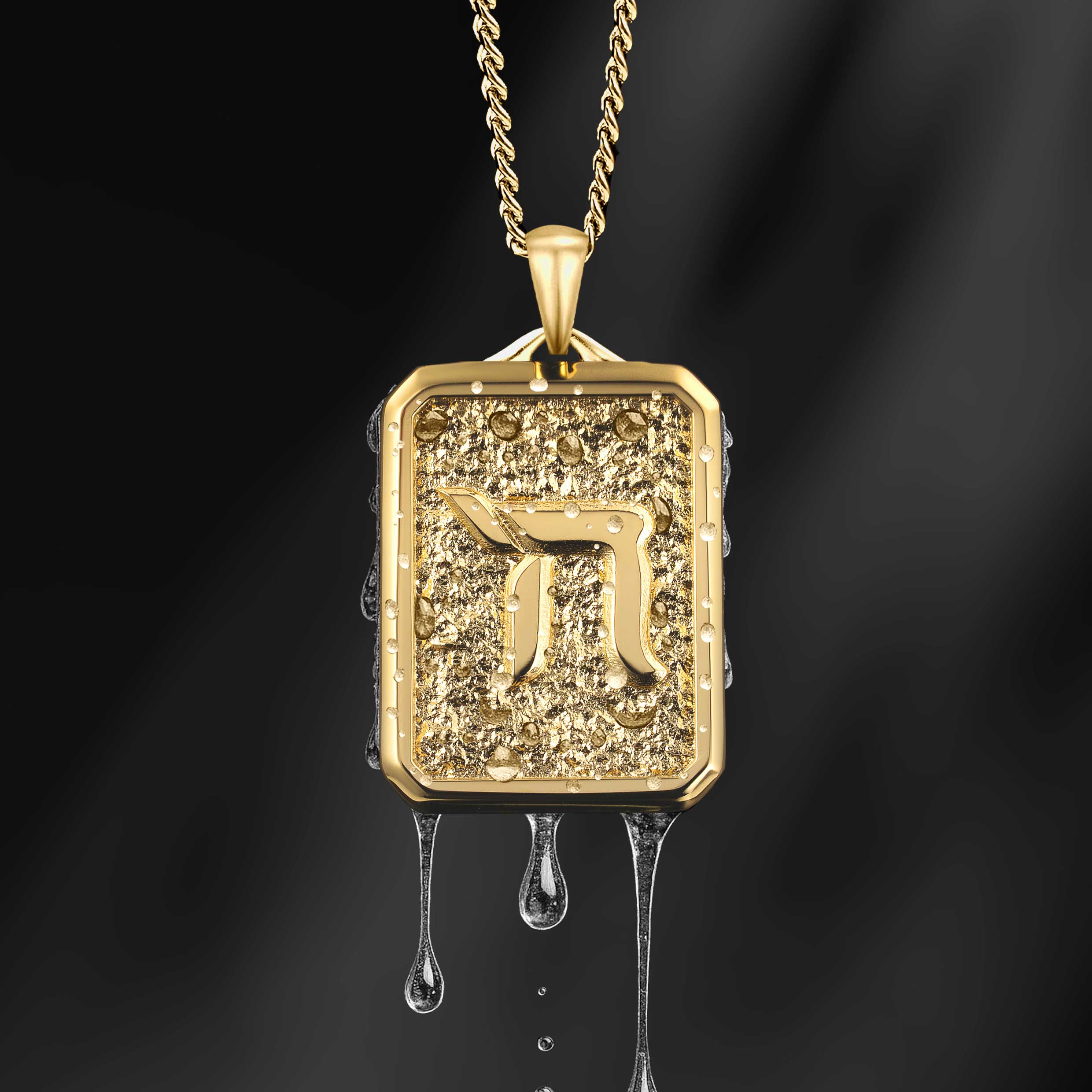 Chai Pendant - 14K Gold