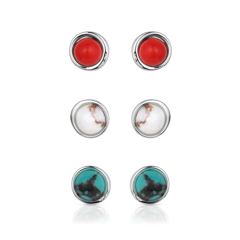 Patriotic Post Earring Set