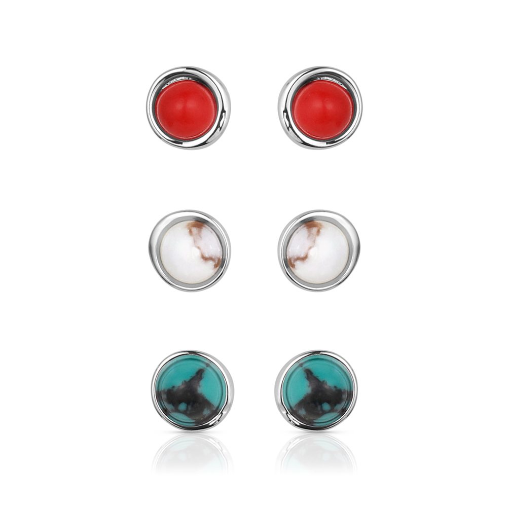 Patriotic Post Earring Set