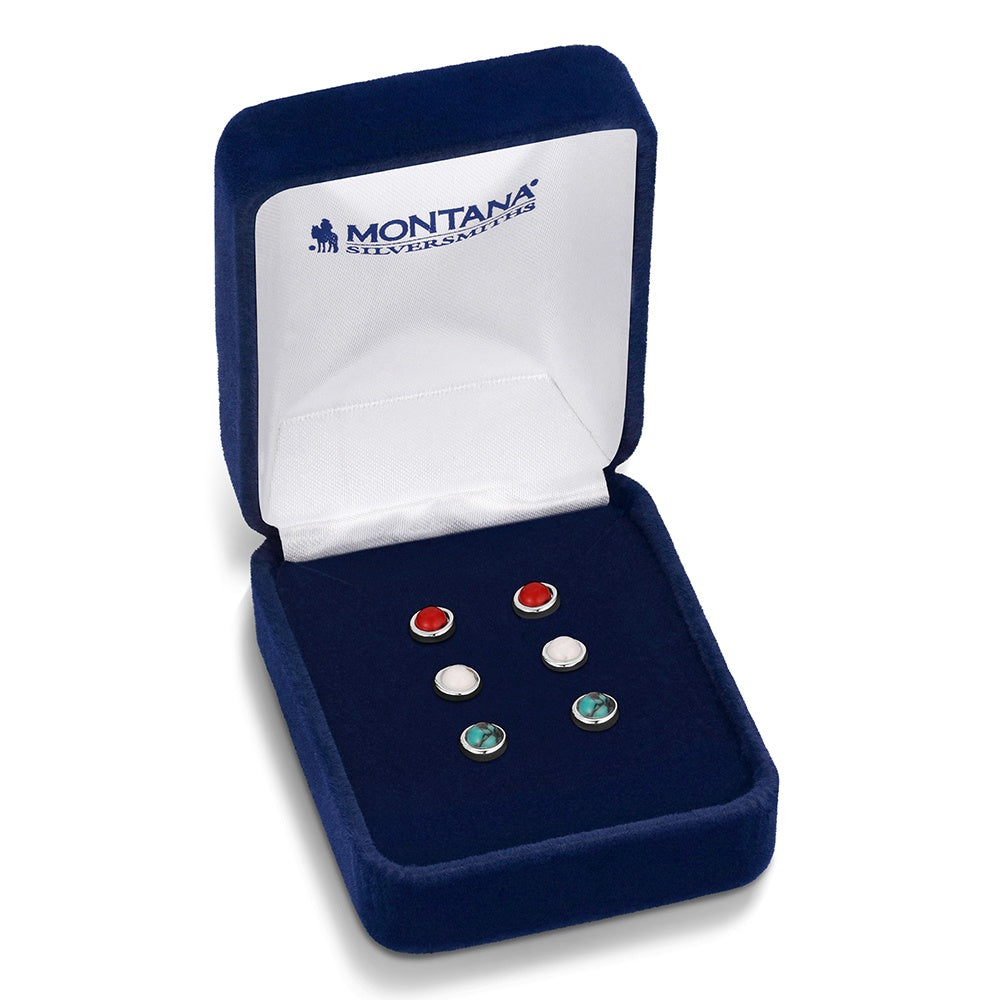 Patriotic Post Earring Set