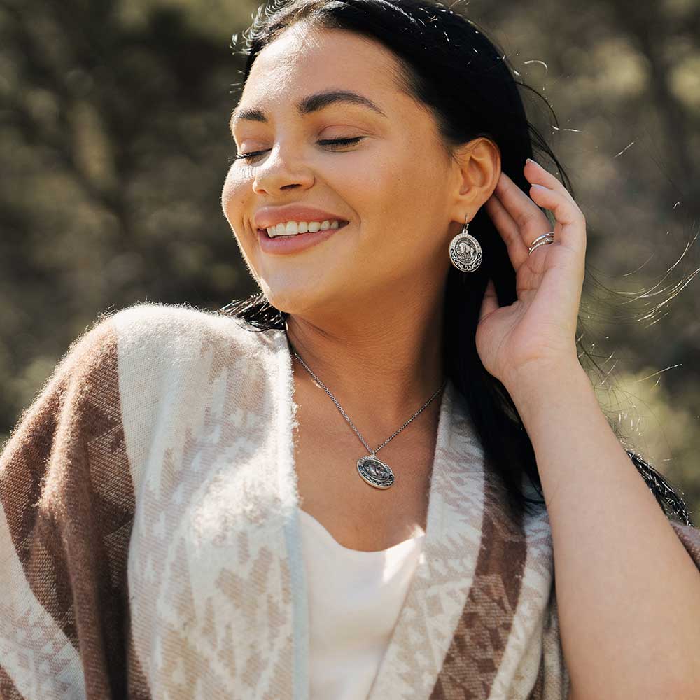 Wild Spirit Buffalo Earrings ER6639