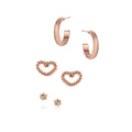 Hearts, Hoops and a Little Sparkle Earring  ER6677