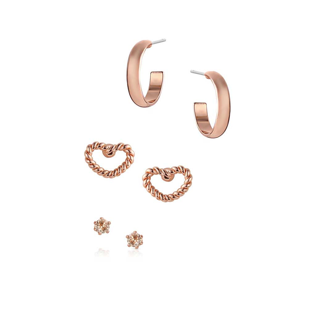 Hearts, Hoops and a Little Sparkle Earring  ER6677