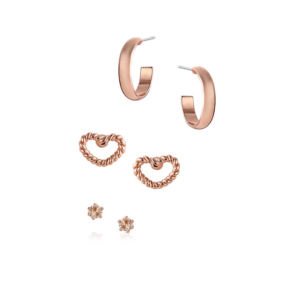 Hearts, Hoops and a Little Sparkle Earring  ER6677
