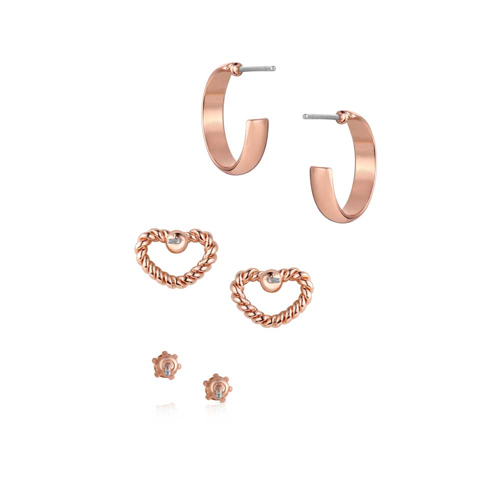 Hearts, Hoops and a Little Sparkle Earring  ER6677
