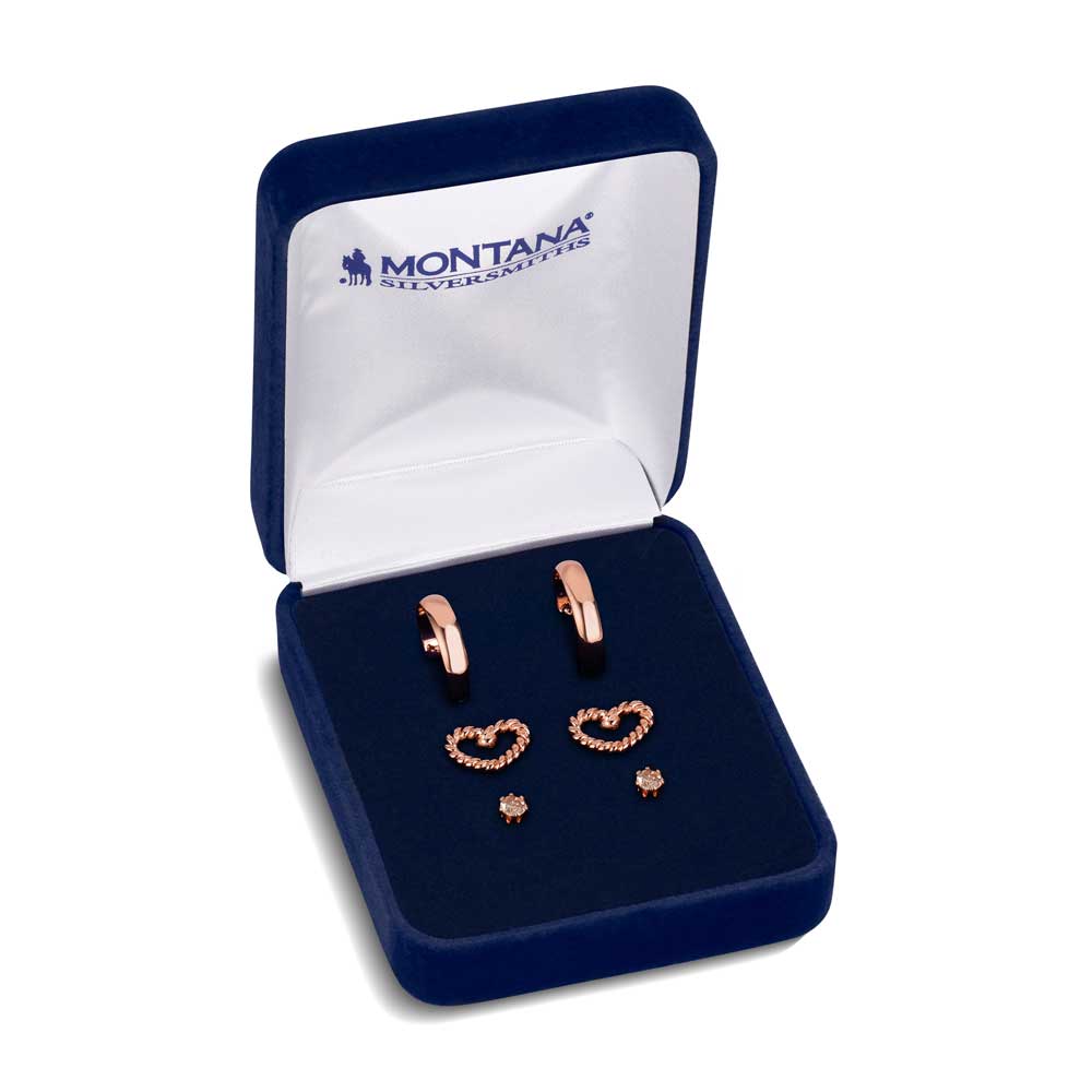 Hearts, Hoops and a Little Sparkle Earring  ER6677