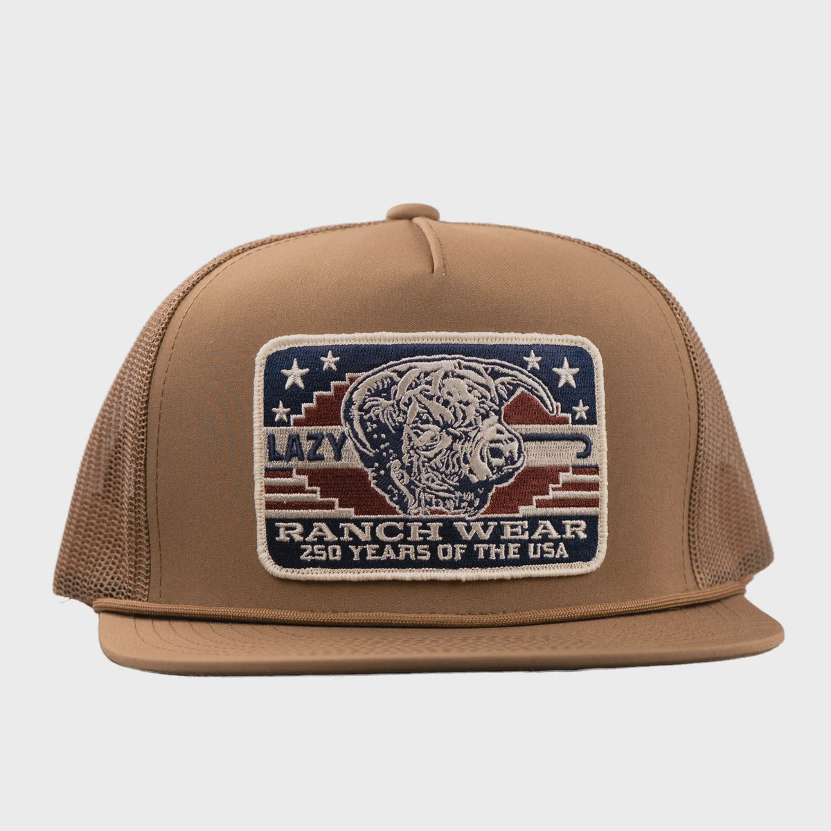 Lazy J Coyote Brown Freedom Classic  Trucker Hat