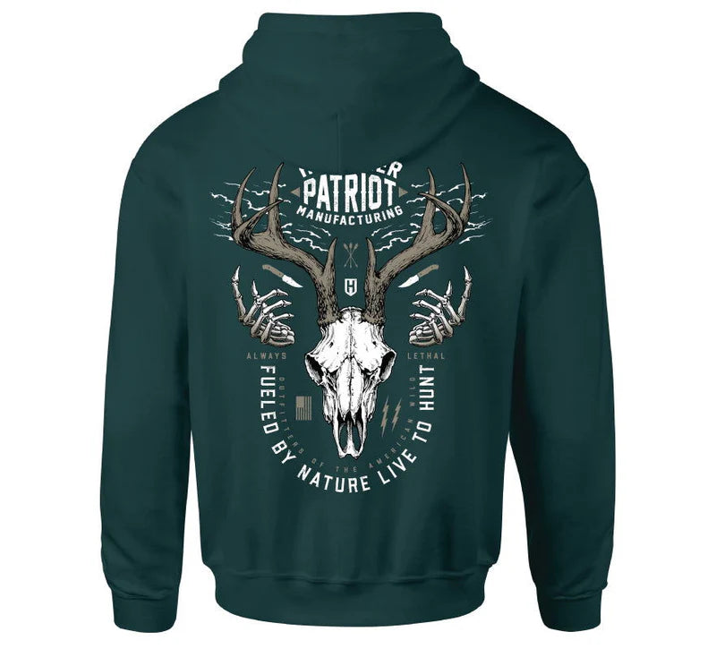 Teal mountain hoody