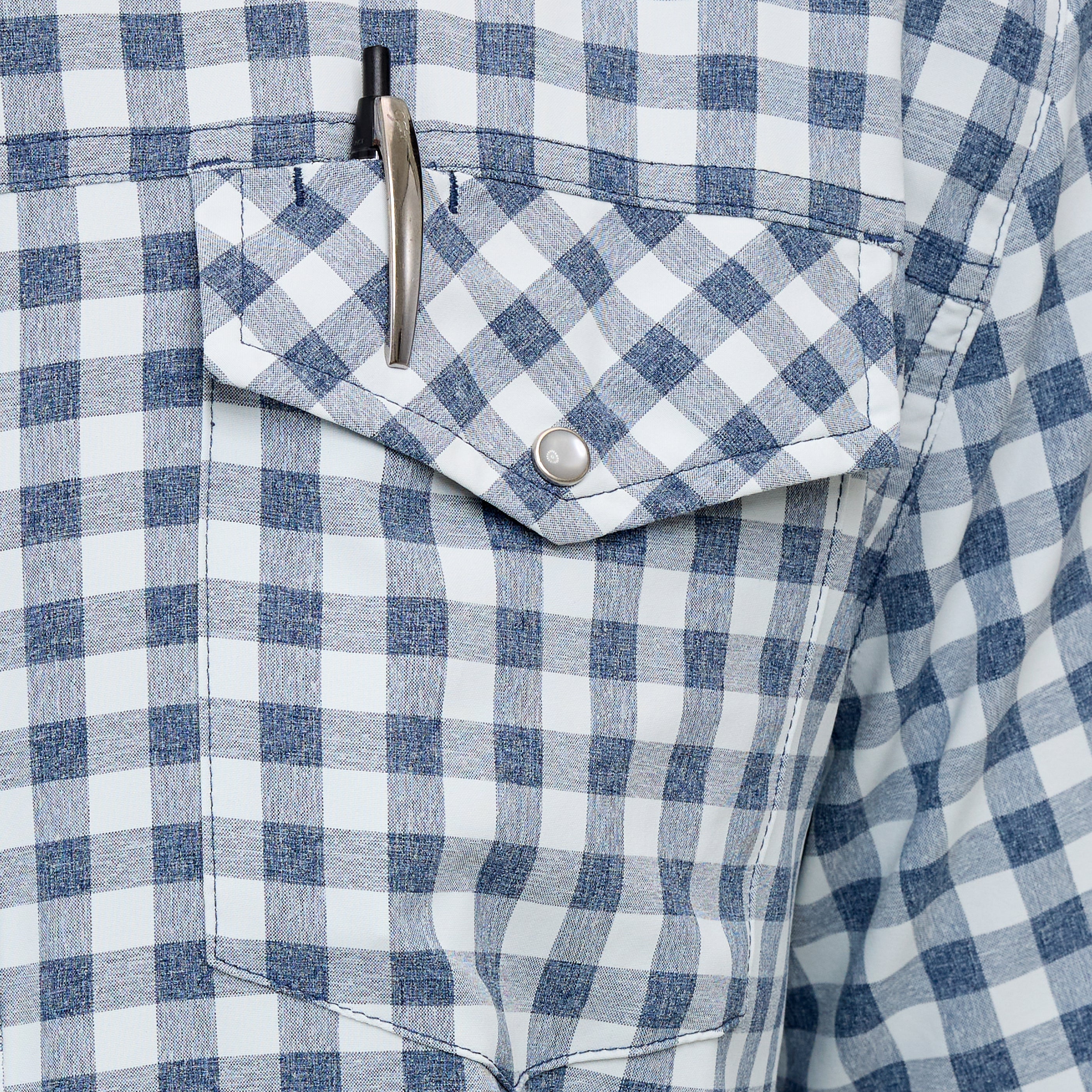 Deep Water Pearl Snap Shirt
