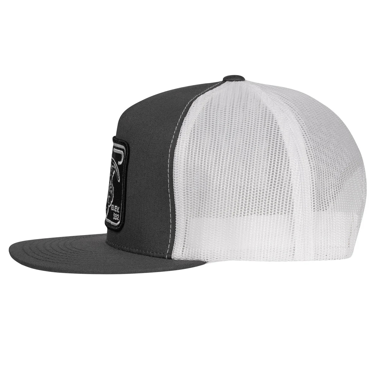Lazy J Ranch Charcoal Grey & White Black Elevation