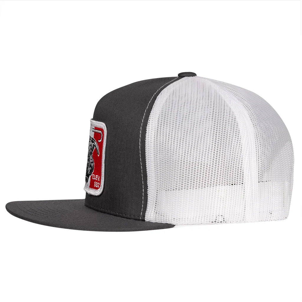 azy J Ranch Charcoal Grey & White Mexico Elevation