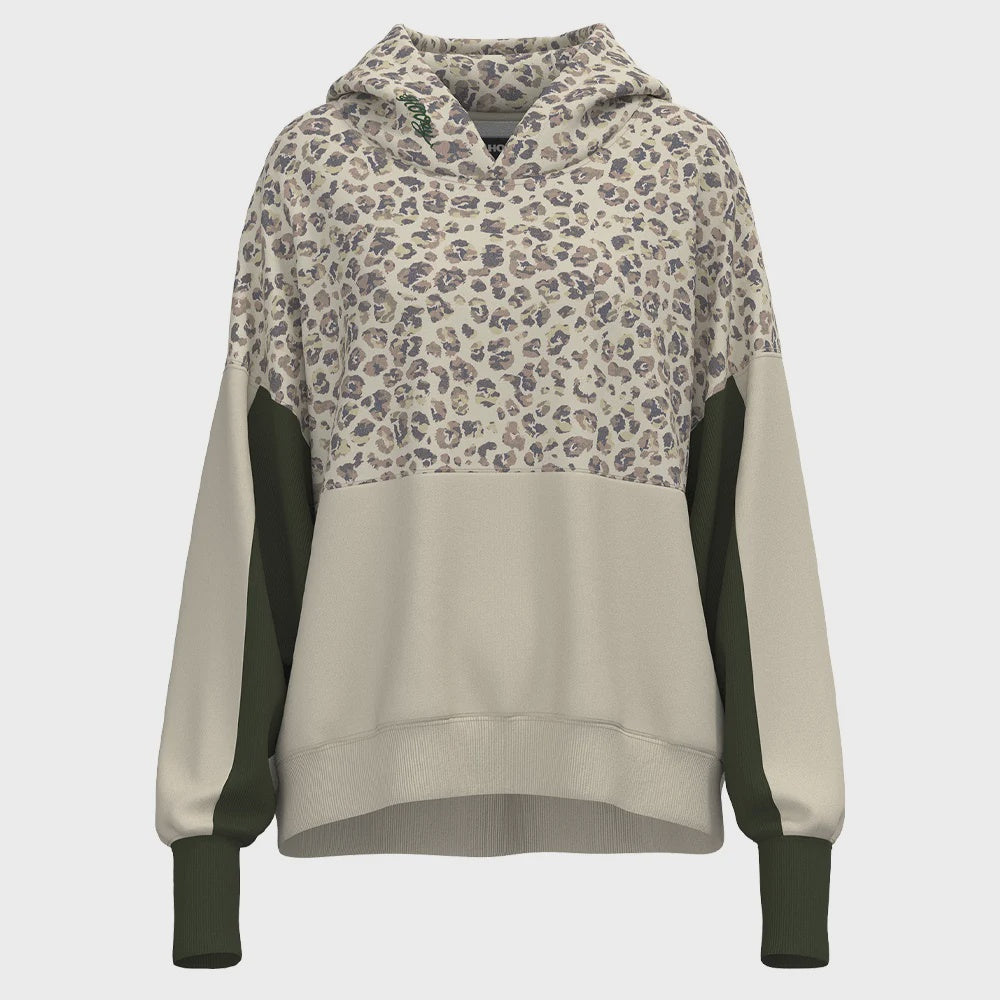 Casa Hoody Cream/ Leopard Print