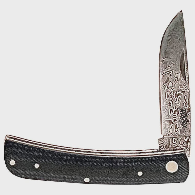 Denim Damascus" Bronc Buster Knife