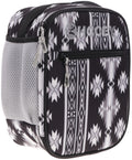 "Hooey Lunch Box" Black & White Aztech