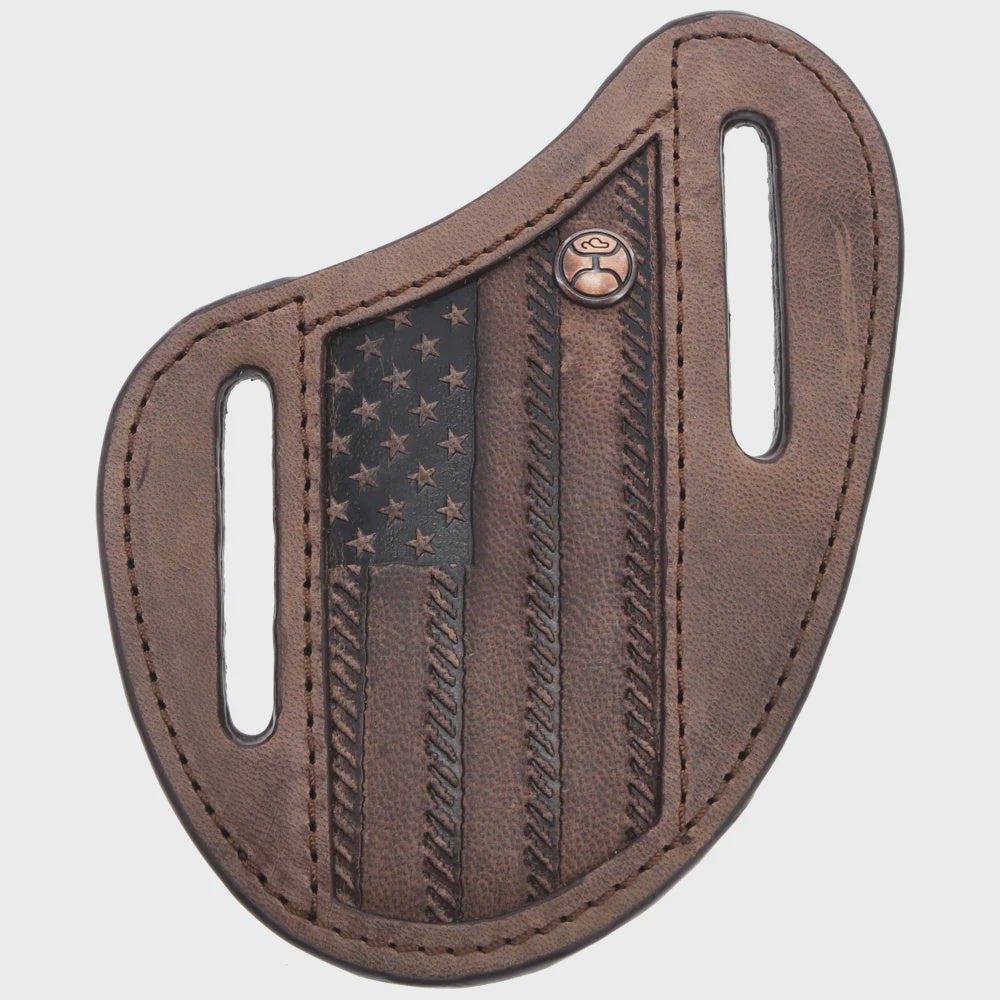 "Liberty Roper" Hooey  Knife Sheath Brown