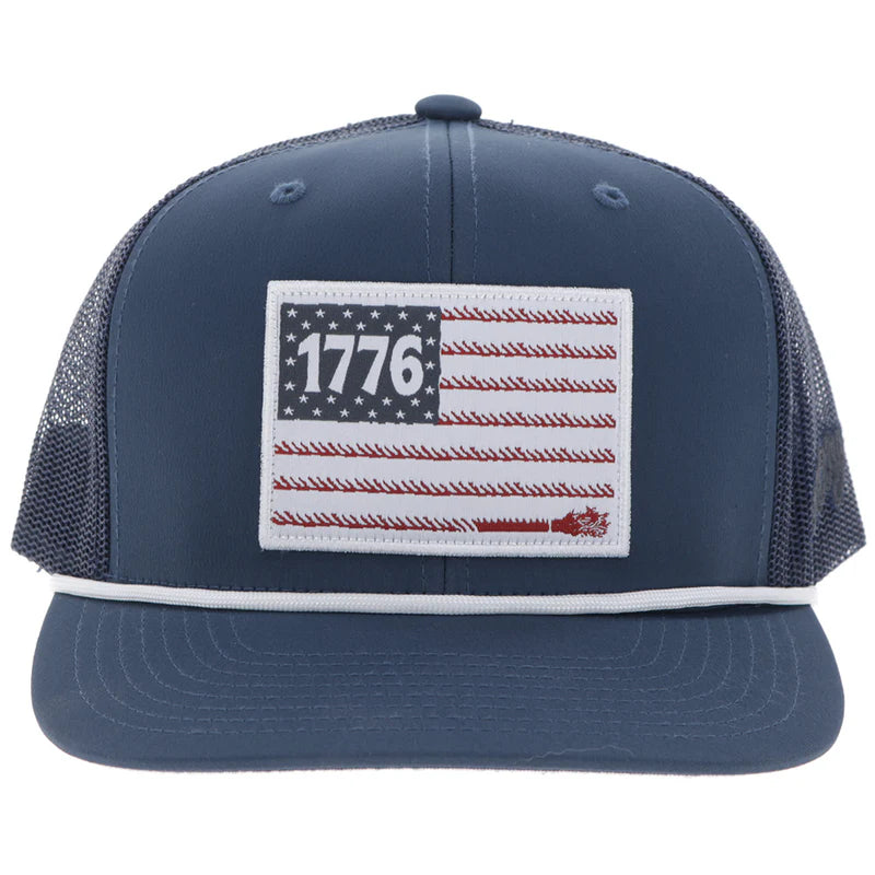 Liberty Roper" Navy Blue w/ 1776 Flag Patch 2655T-NV