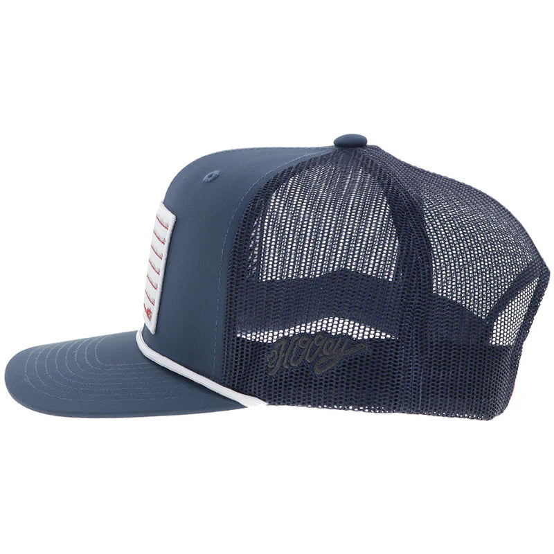 Liberty Roper" Navy Blue w/ 1776 Flag Patch 2655T-NV