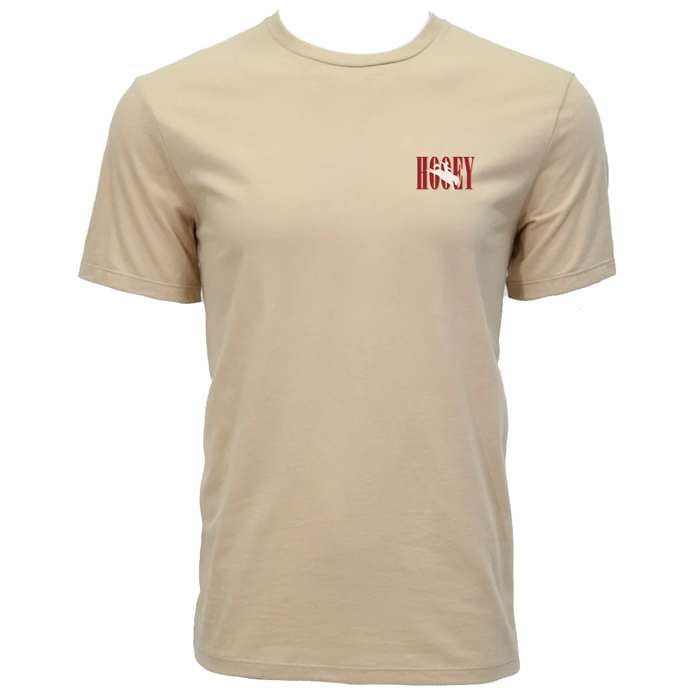 Wild Ride" Tan w/Red Hooey Logo T-shirt