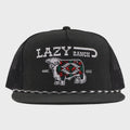 Lazy J Ranch Heather Black White Alpine Trucker Hat