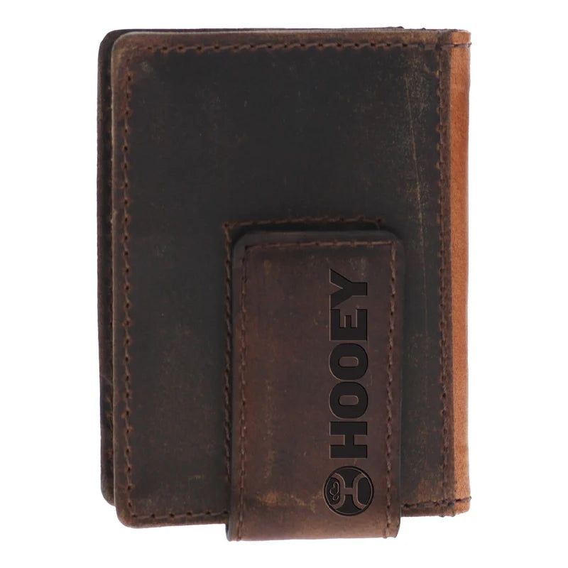 Gambler Bifold Money Clip Tan Card Embossed