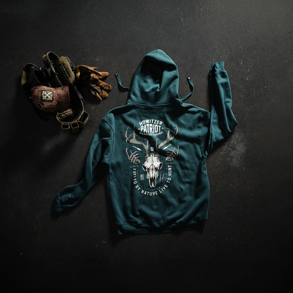 Teal mountain hoody