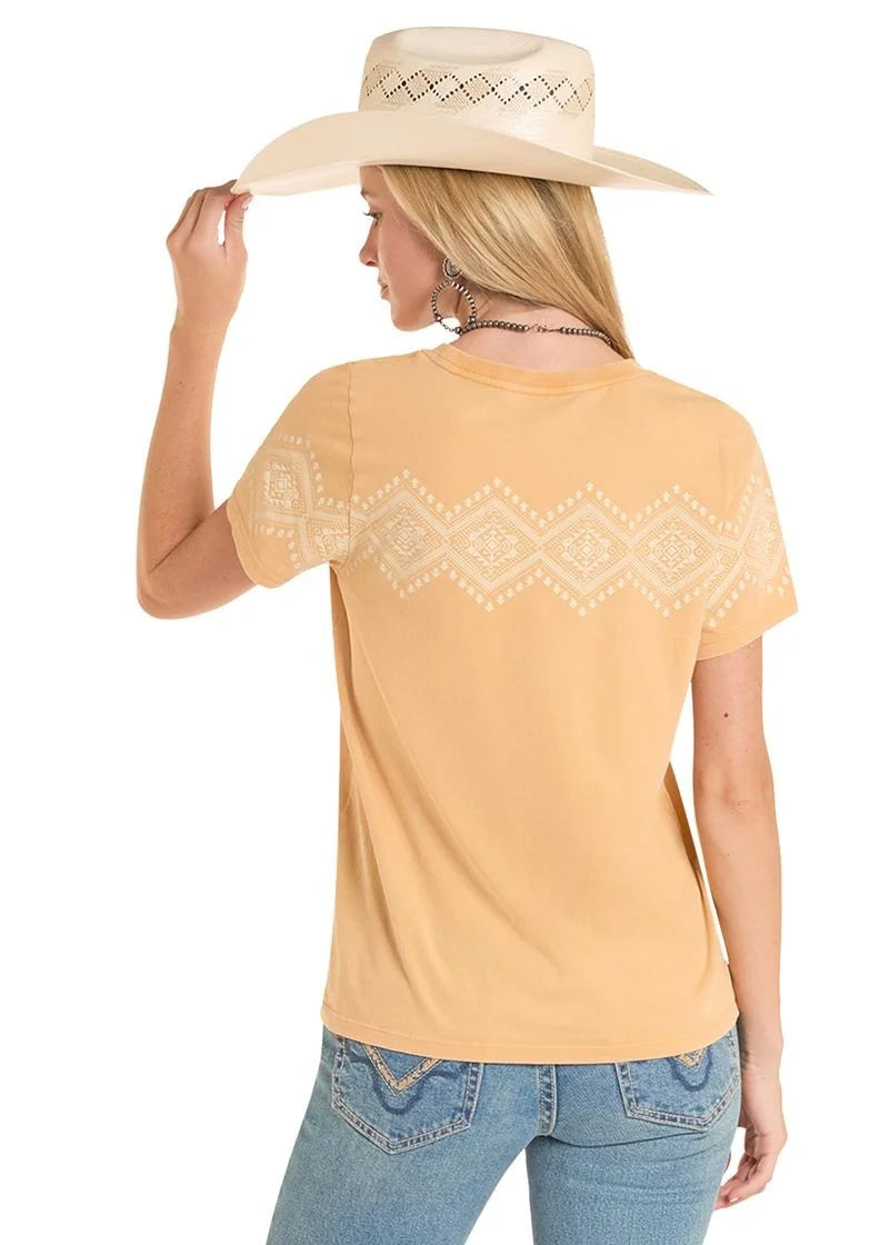 Women's Aztec Graphic Border Tee