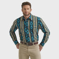 WRANGLER BLUE AZTEC LS
