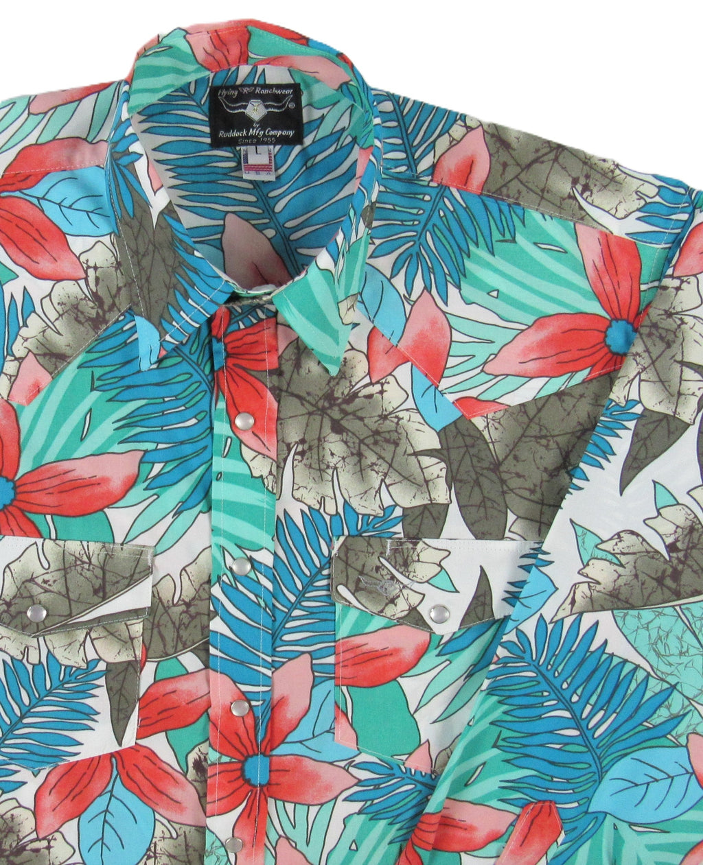 Flying R Ranchwear - Cantina Collection - Floral - Long Sleeve - Classic Fit