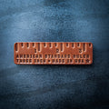 Ruler Leather Magnet