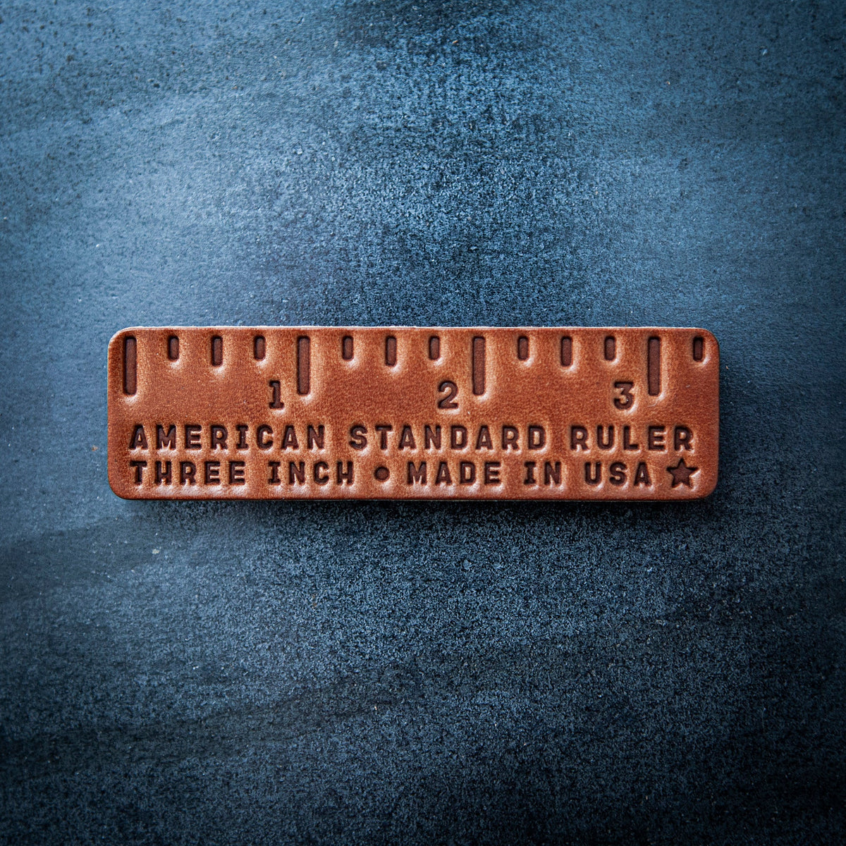 Ruler Leather Magnet