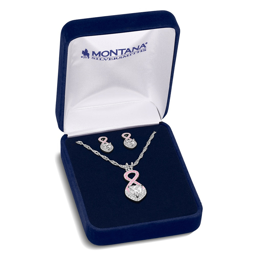 Tough Enough to Wear Pink Love Jewelry Set
