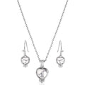 Snowcapped Heart Jewelry Set
