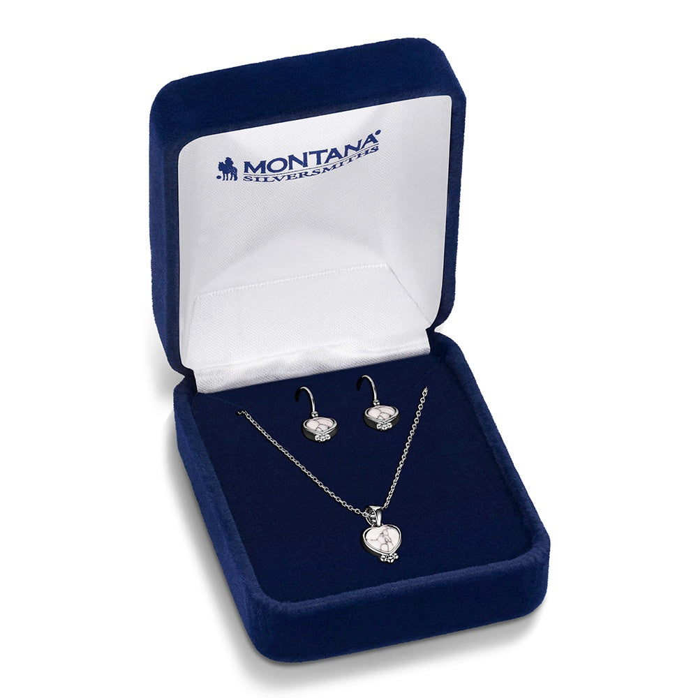 Snowcapped Heart Jewelry Set