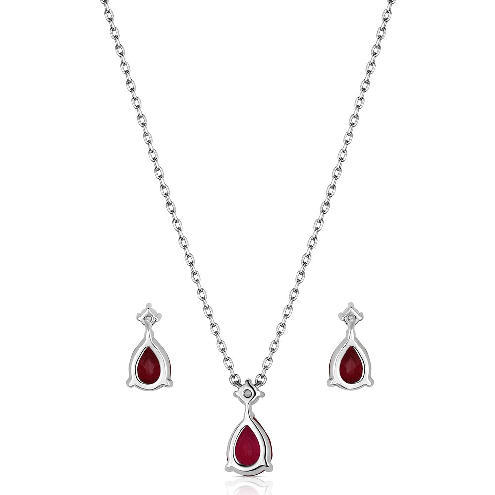 Desert Rose Crystal Jewelry Set