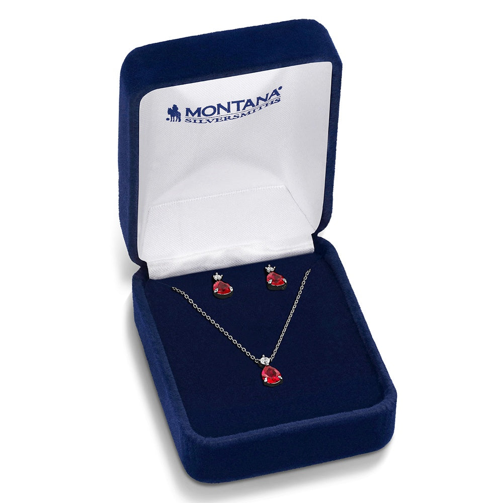 Desert Rose Crystal Jewelry Set