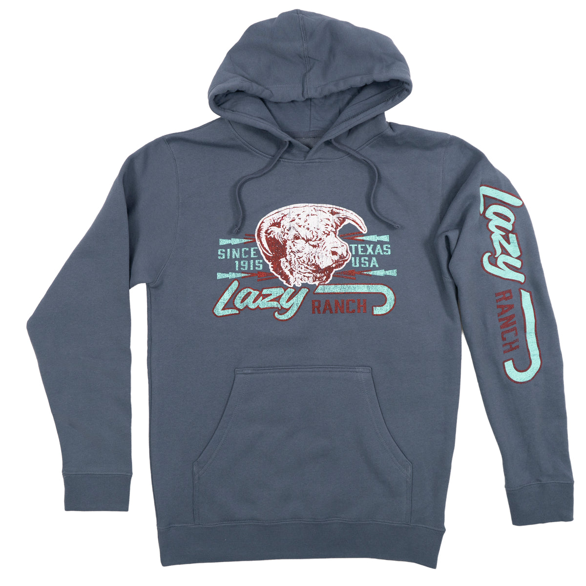 Lazy J Ranch Maverick Pullover Hoodie  Blue