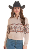 BORDER AZTEC 1/4 ZIP