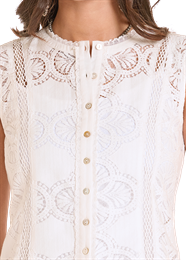 LACE INSERT TANK