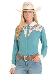 APPLIQUE LS SHIRT
